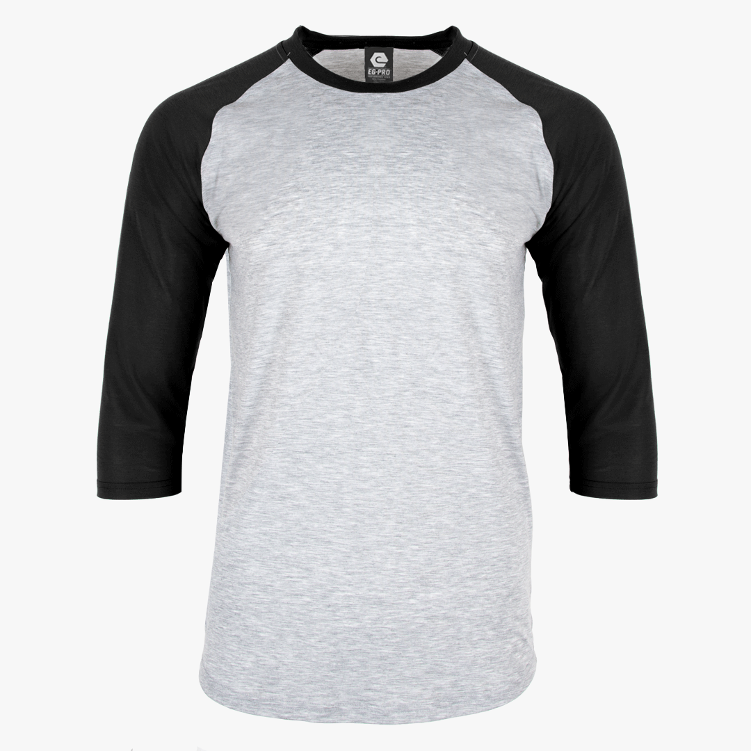 #H214T / Varsity Men's 3/4 Sleeve Baseball Tee (TALL) 1