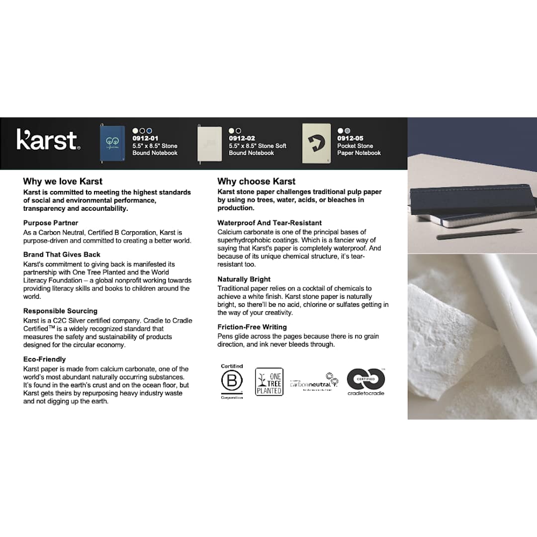 Karst Pocket Stone Paper Notebook 55