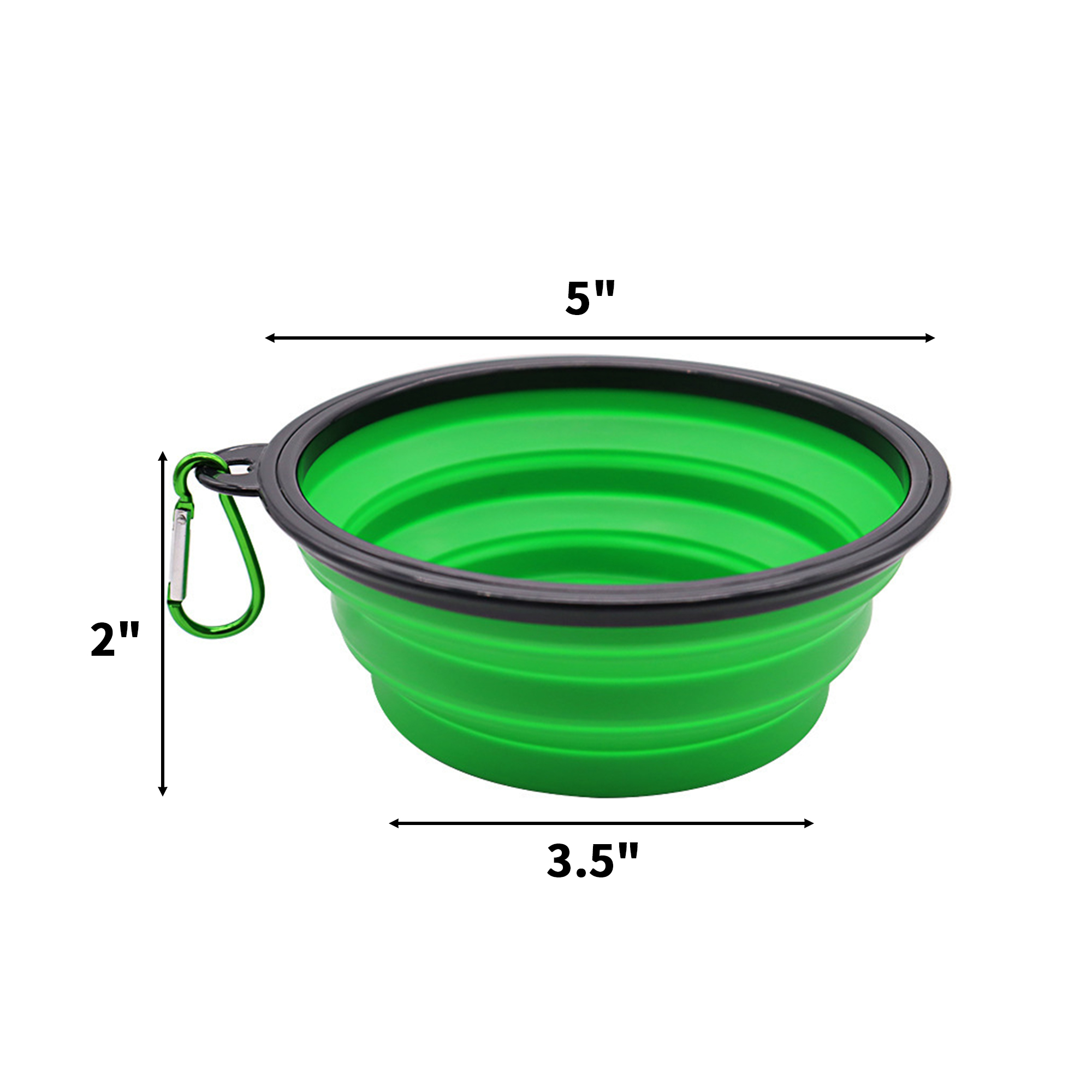 TPE Material Collapsible Pet Food and Water Bowl 7