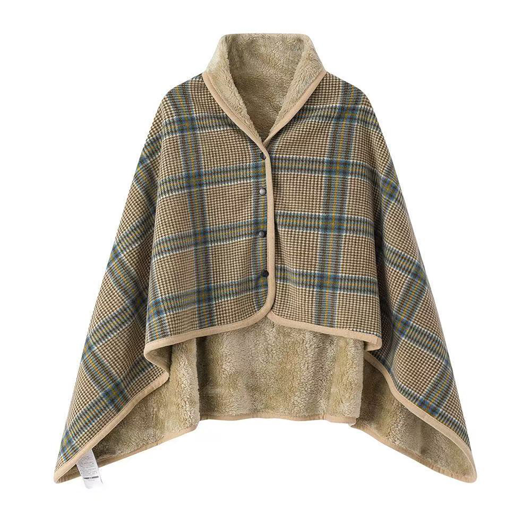 Plaid Flannel Wearable Blanket 12