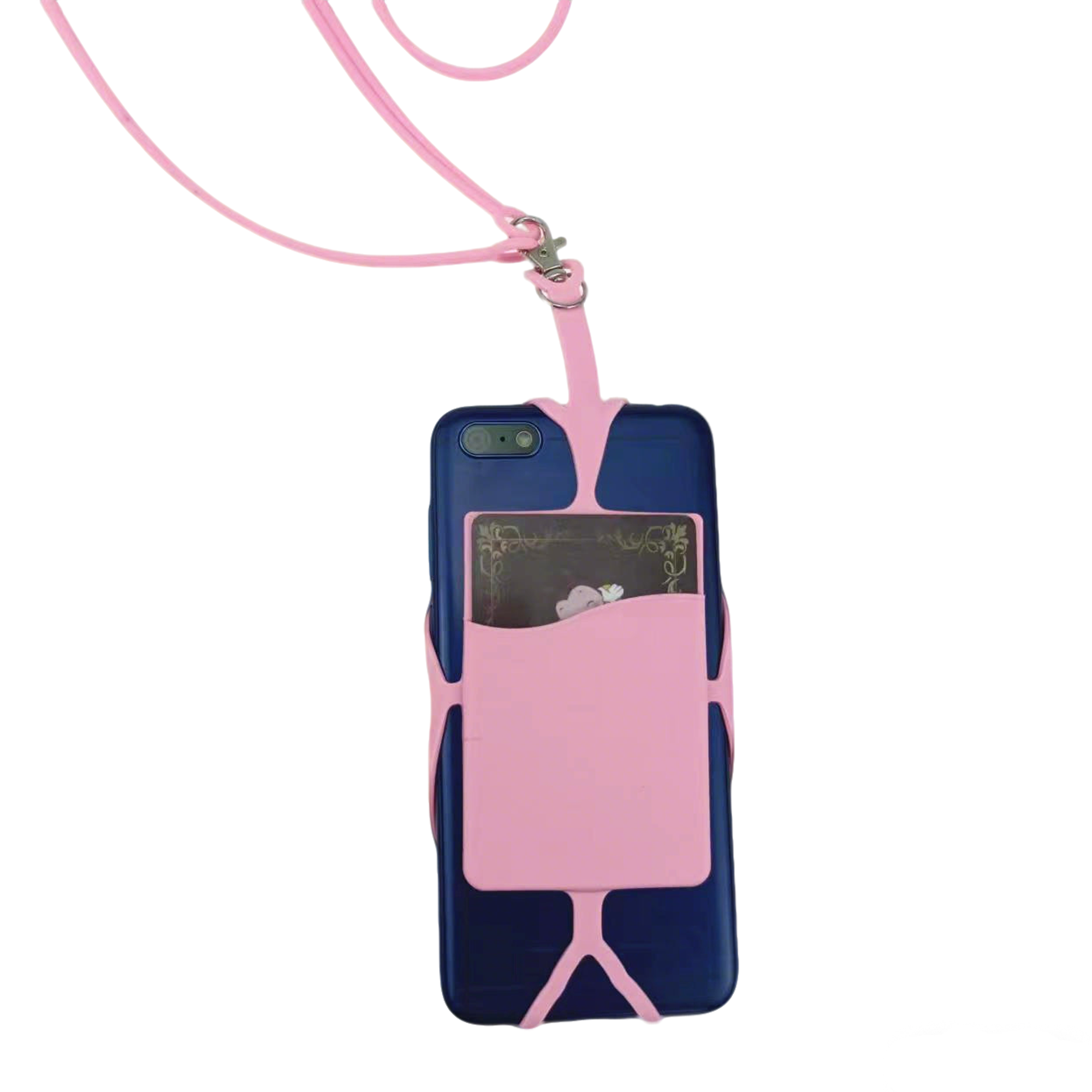 Silicone Wallet with Strap for Phones 3
