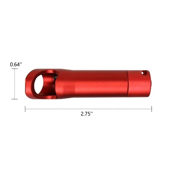 LED Flashlight Mini Pocket Keychain - Small Bottle Opener 3
