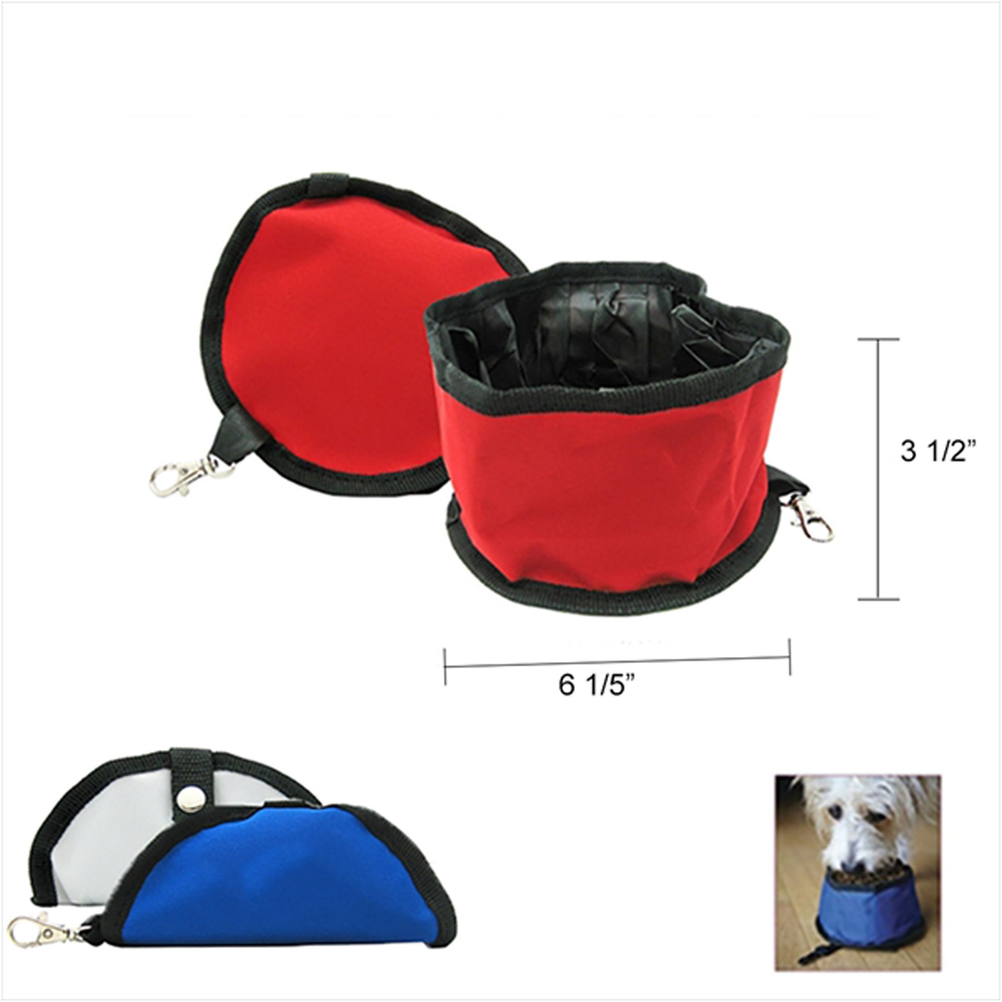 Outdoor Folding Pet Bowl ?C Great for Hiking & Camping 1