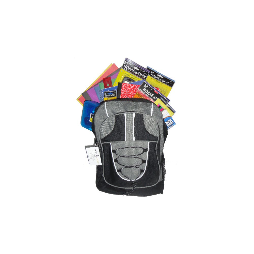 17" Backpack & Middle School Supply Kit - 48 Piece 2