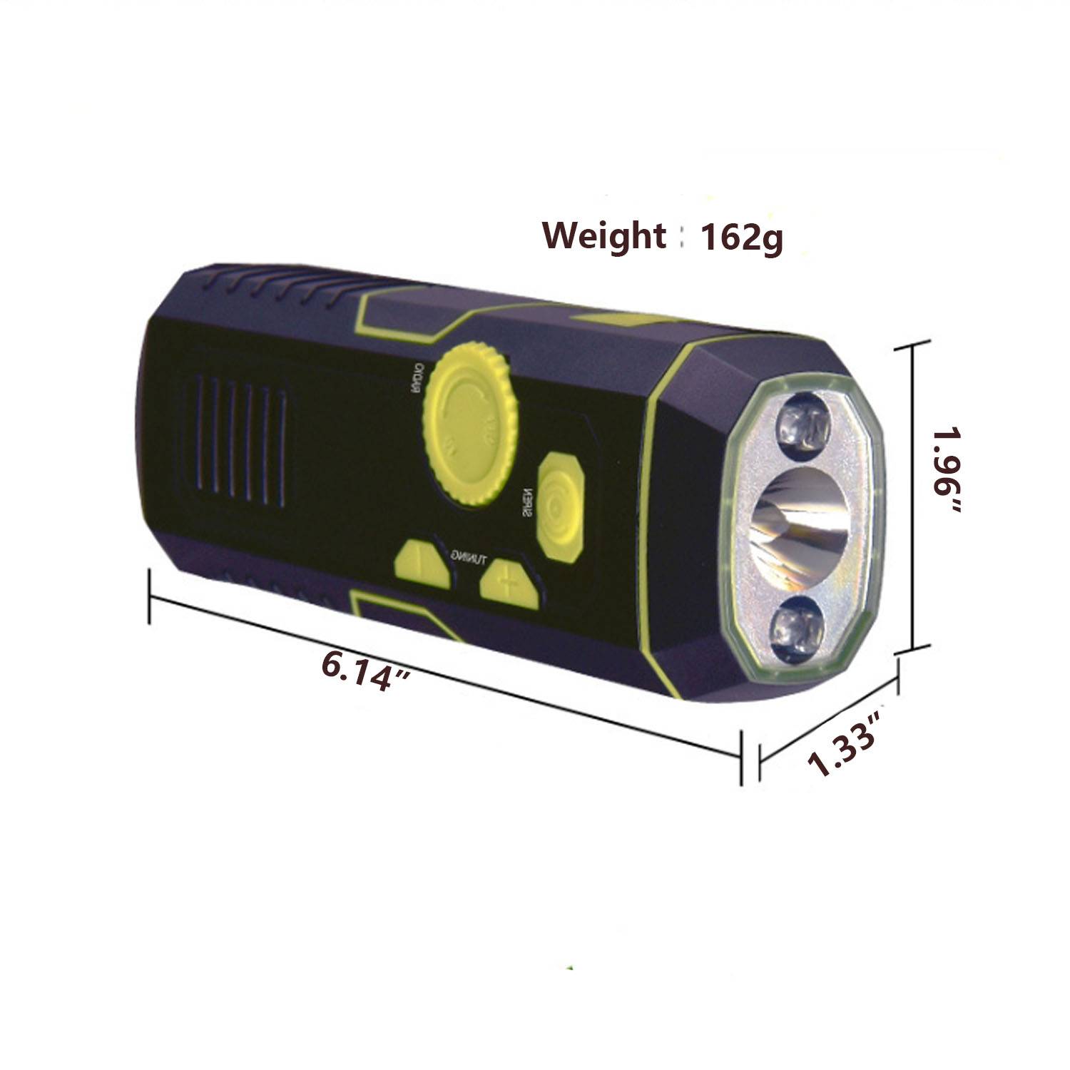 Multifunctional Flashlight Hand Crank Charging Radio 3