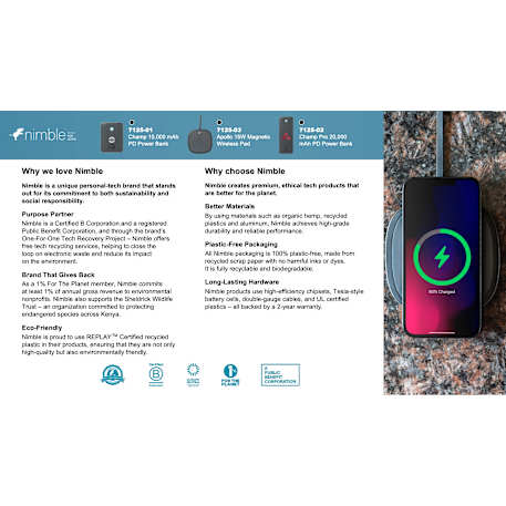 Nimble® 10000 mAh PD 20W Power Bank 9