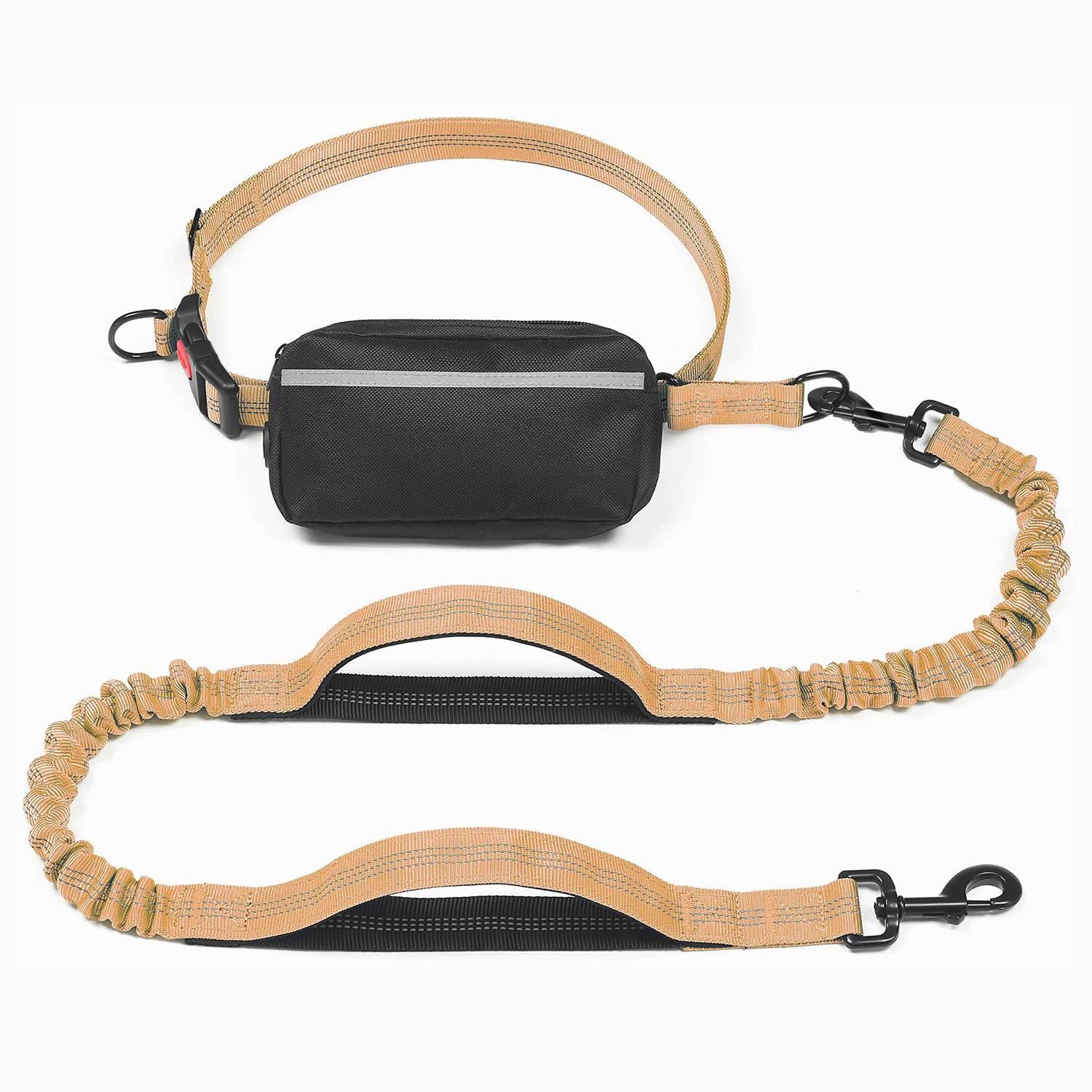 Stretching Dog Leash W/ Waist Bag 1