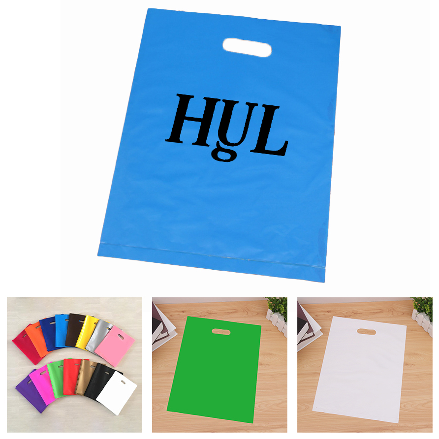 Retail Clothing Packing Handle Plastic Bags 2