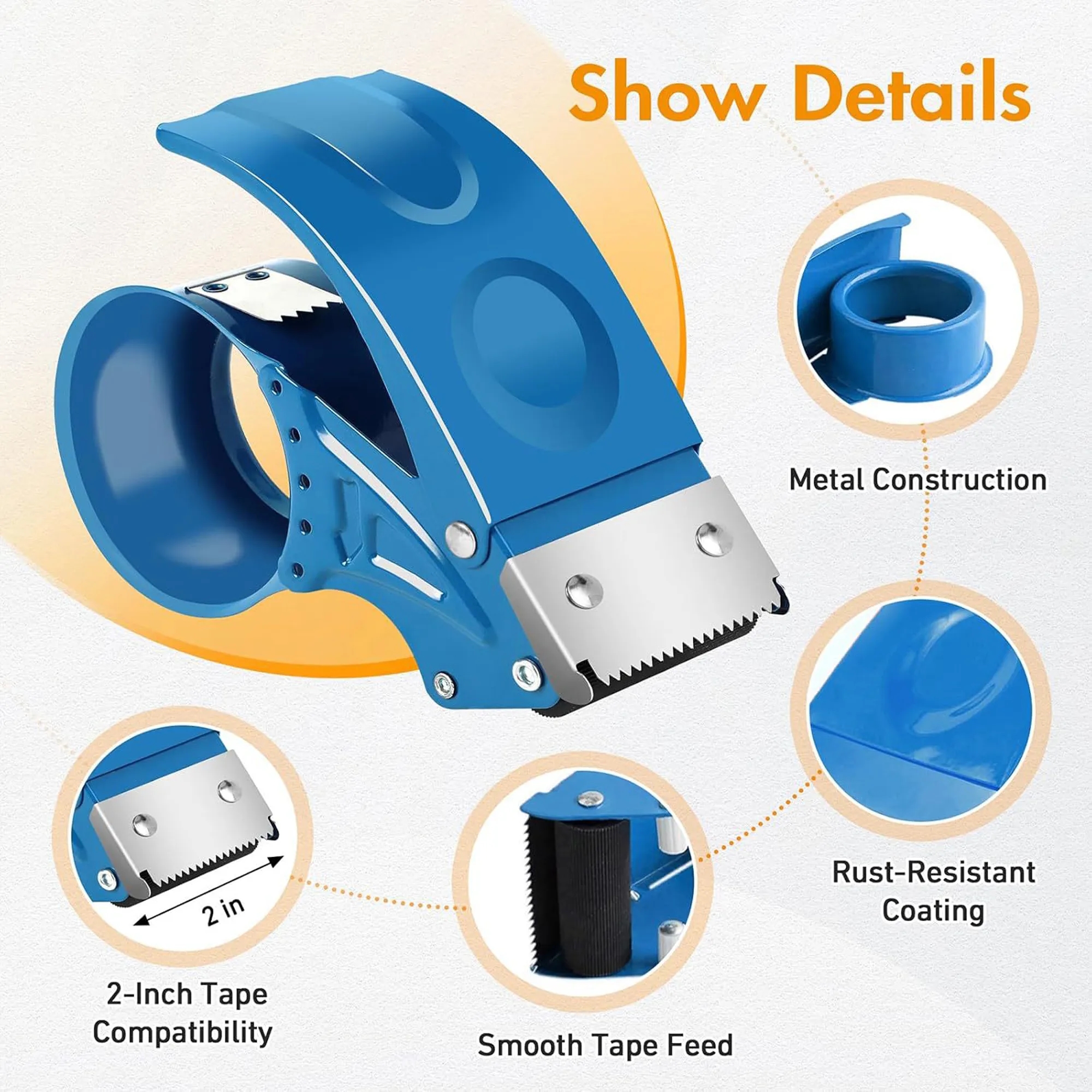 Metal Transparent Tape Dispenser 4