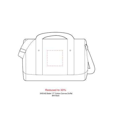 Belair 17" Cotton Canvas Duffel 30