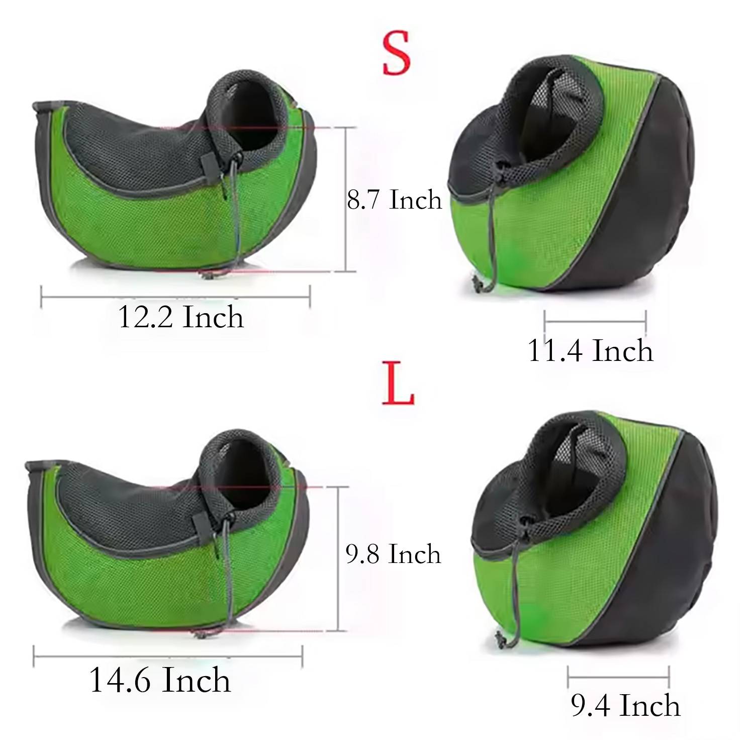 Portable crossbody shoulder breathable mesh outdoor bag 2