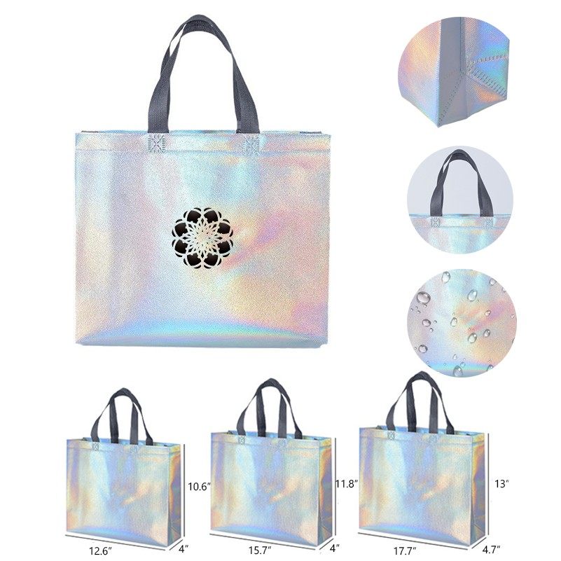 Glossy Waterproof Non Woven Tote Bag 1