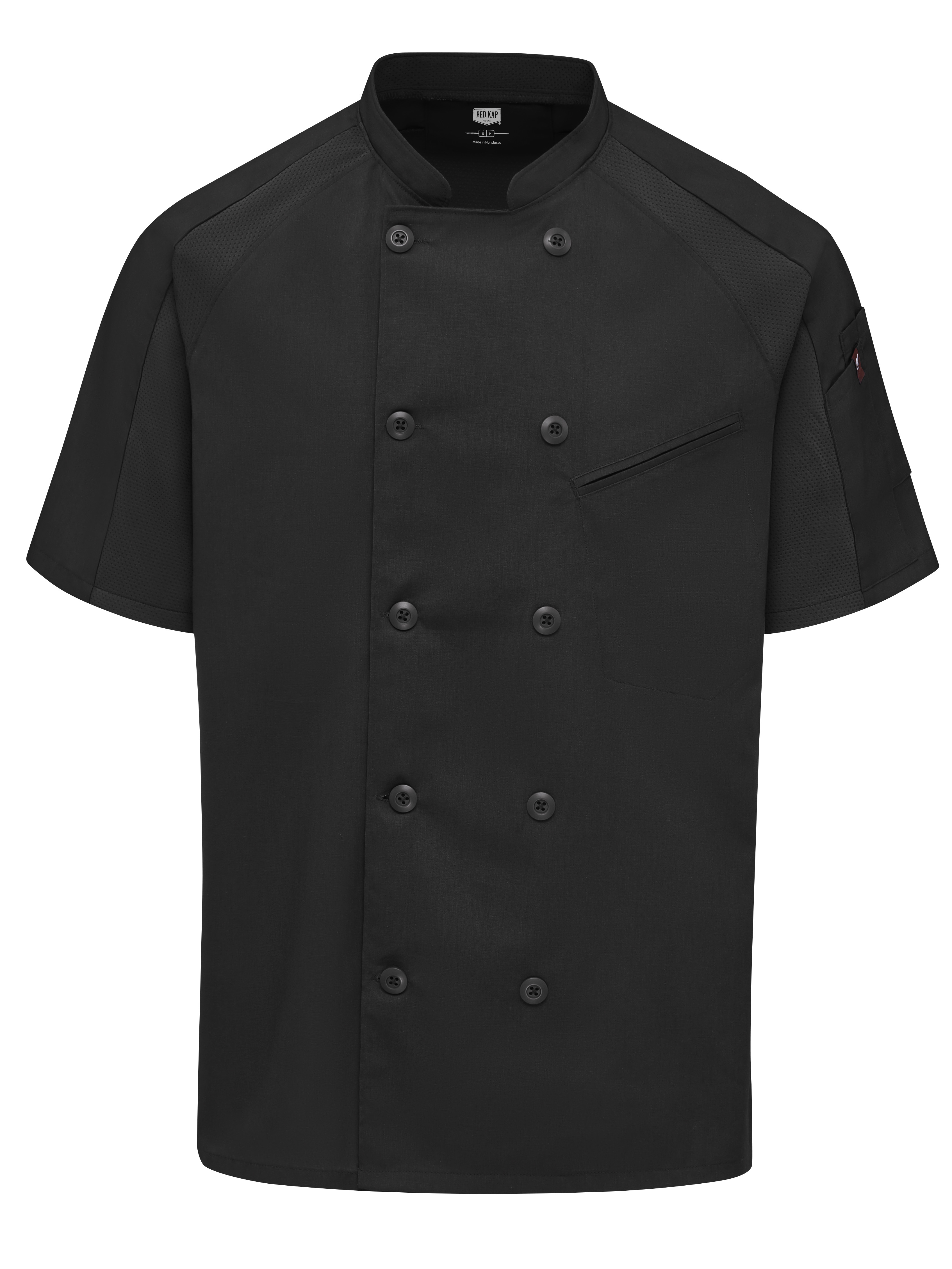 Red Kap® Men's Airflow Raglan Chef Coat with OilBlok 4
