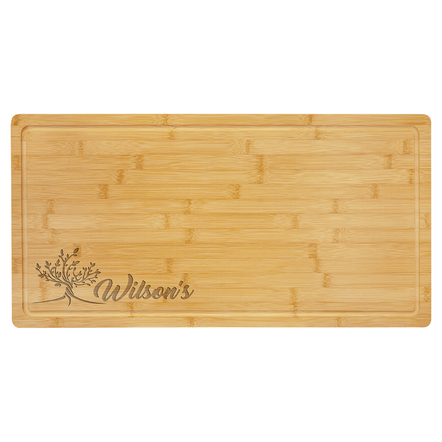 Bamboo Cutting Board With Drip Ring 6