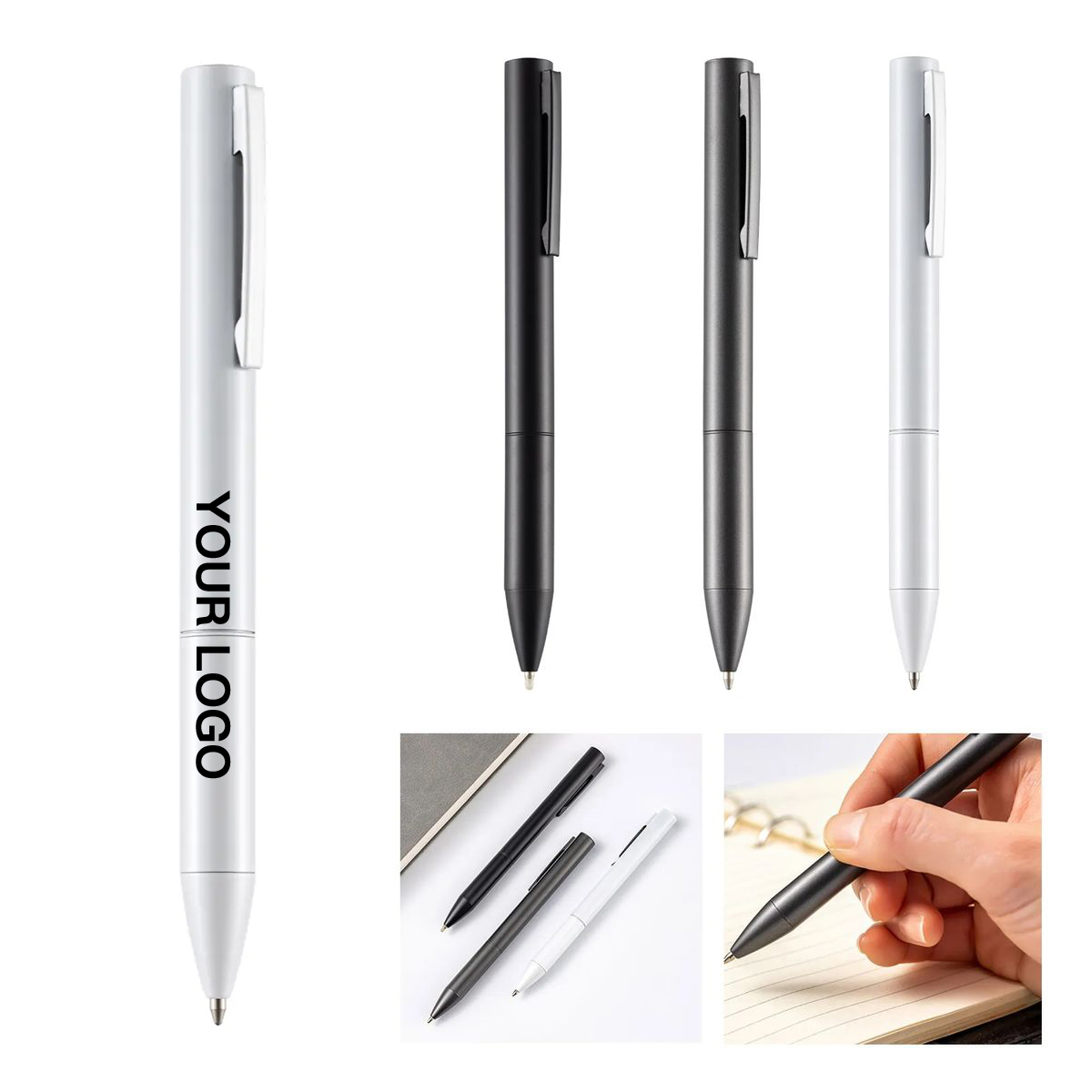 Matte Finish Twist Ballpoint Pen 5.4 Inch for Office 1
