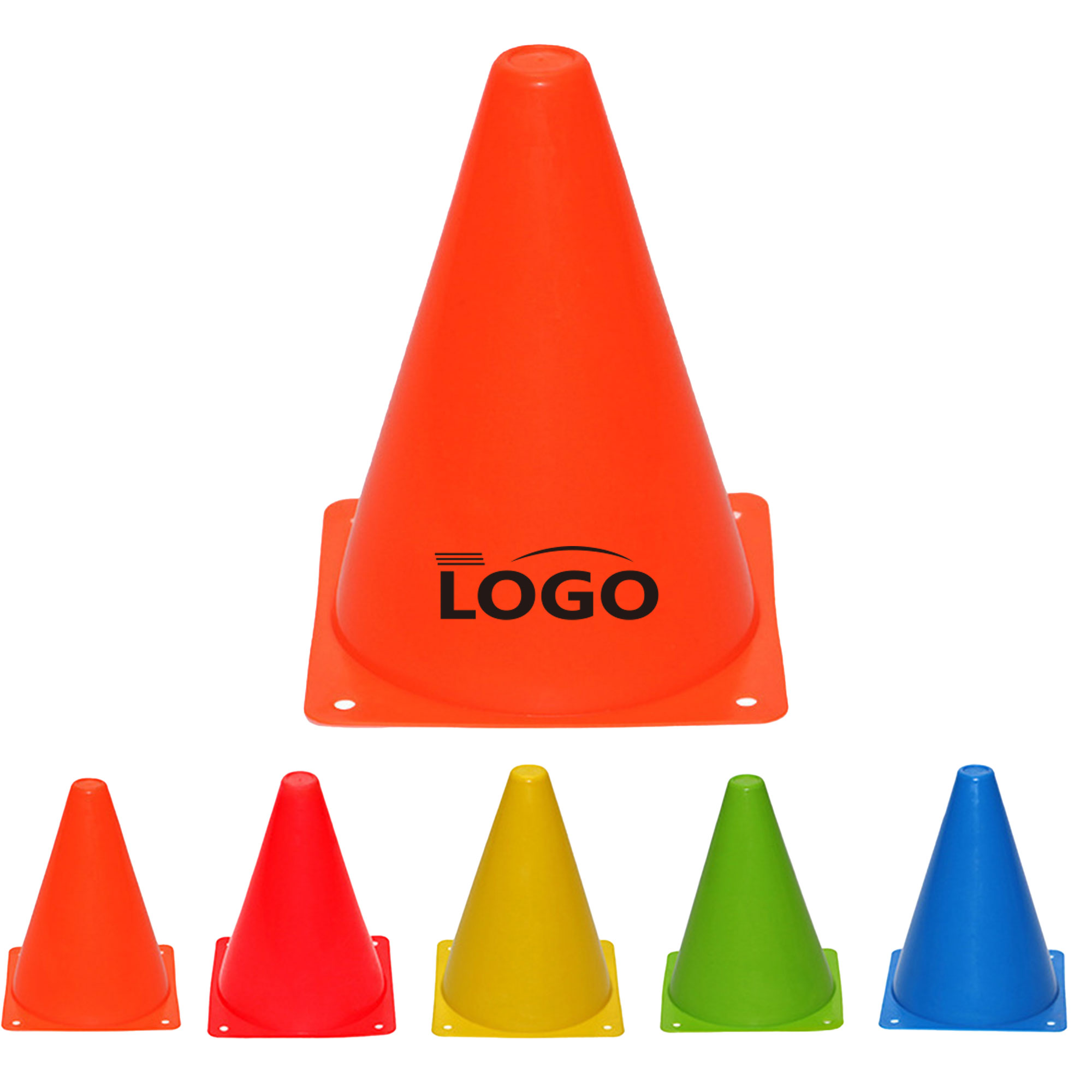 Plastic Soccer Practice Cone With Base 2