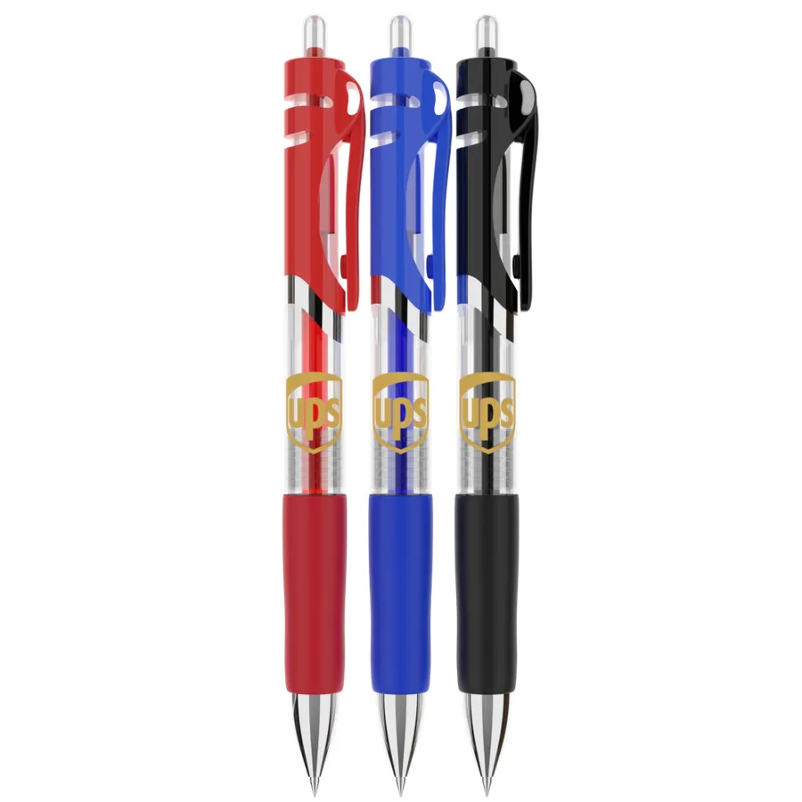 Cultured Retractable Plastic Gel Pen 3