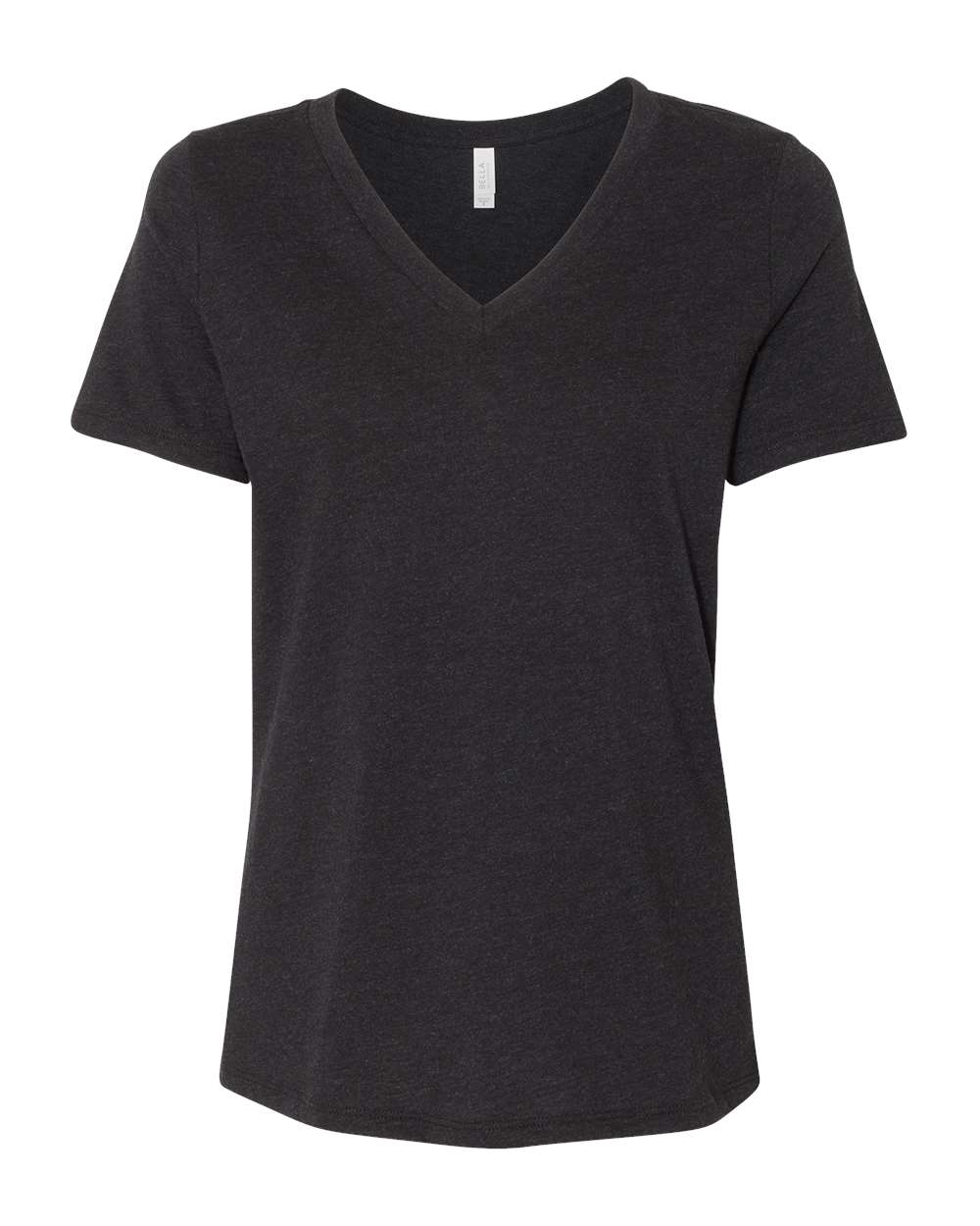 Women's Relaxed Heather CVC V-Neck Tee - 6405CVC 103