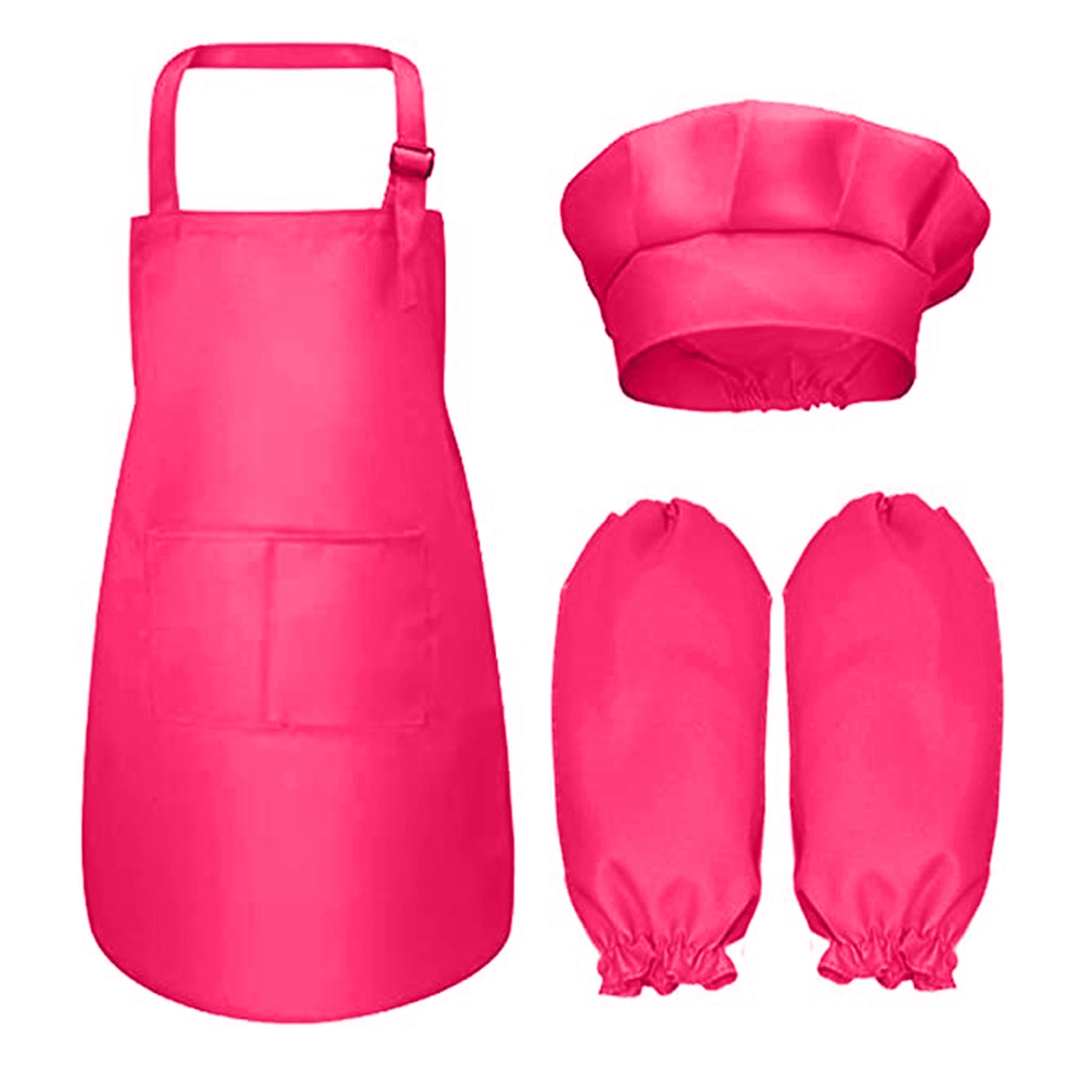 Adjustable Children Chef Hat Set 3