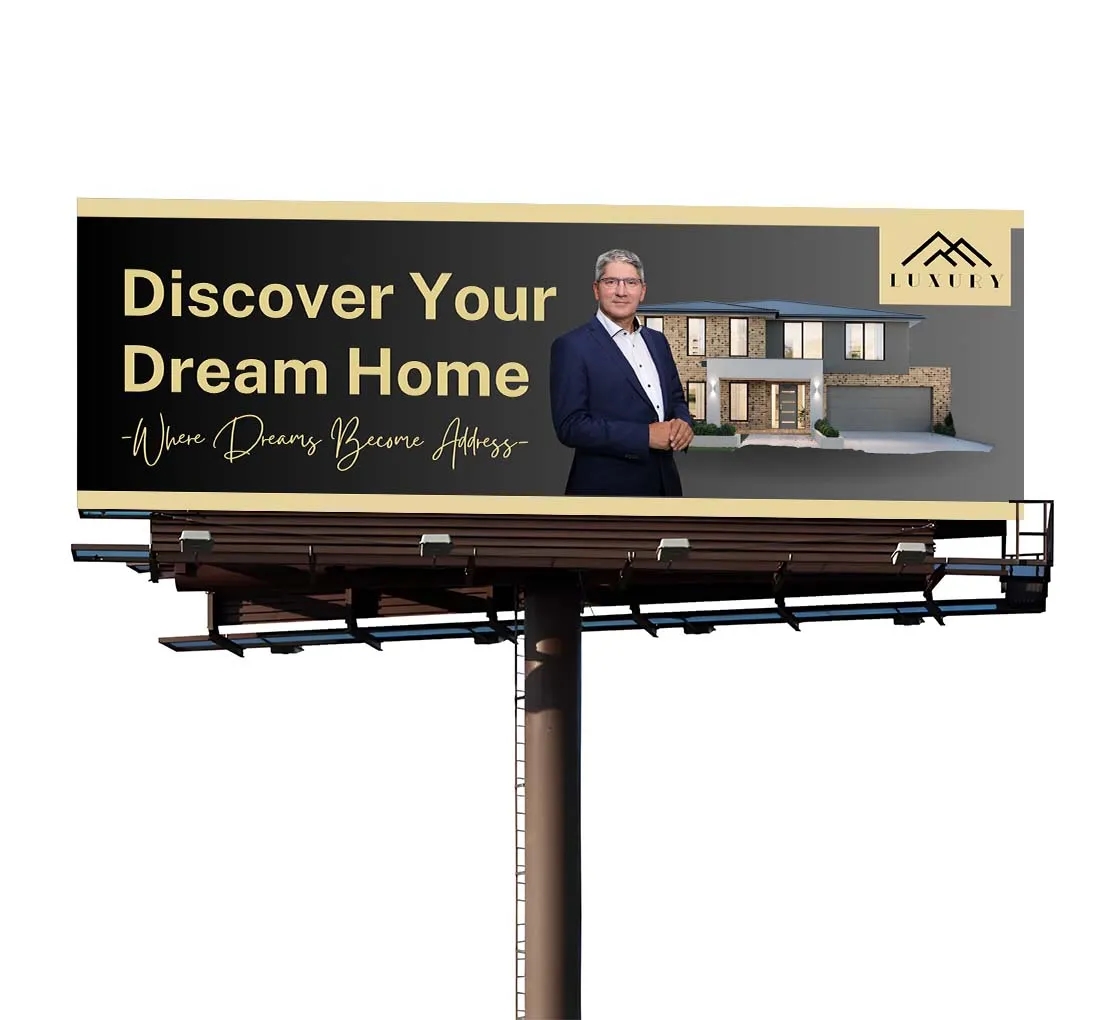 Billboard Banners -Ultra Strong Adhesive tabs (1 Ft x 1 Ft) 2