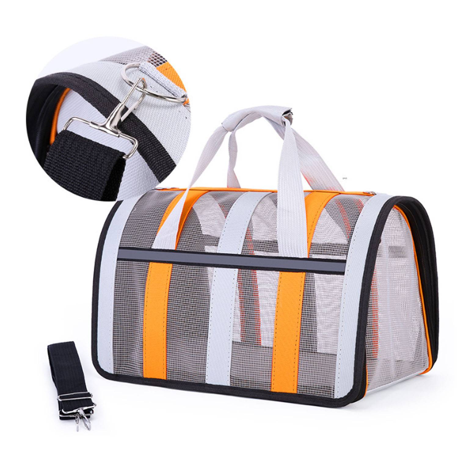 Oxford Pet Travel Carrier Bag Cat Summer Breathable Handbag 6