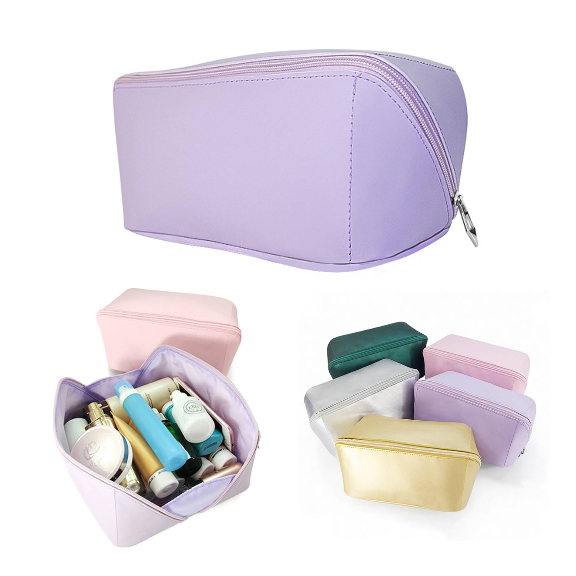 Portable PU Cosmetic Storage Pouch 7