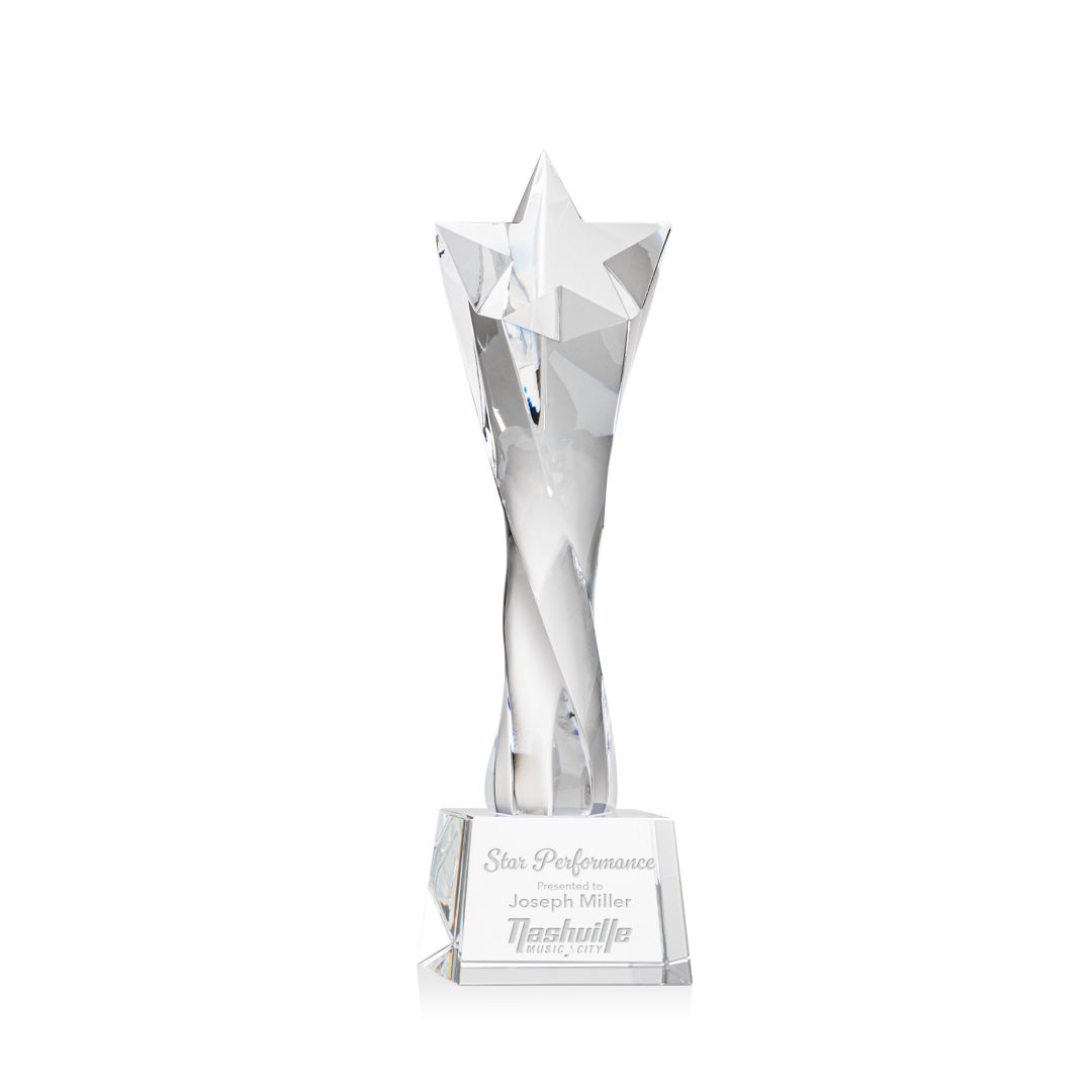 Arlington Star Award on Robson Base - Clear 8
