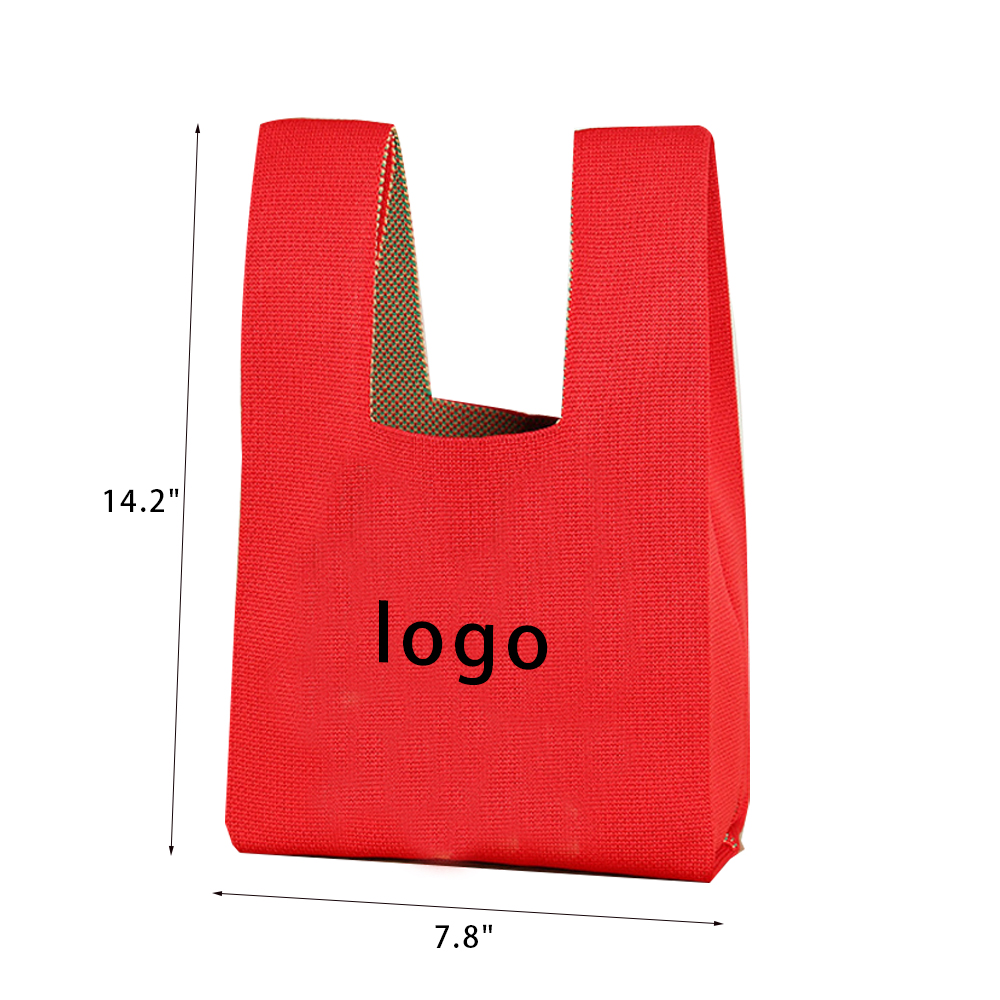 1. Custom Logo Knit Pouch Compact Carry All For Small Items 3