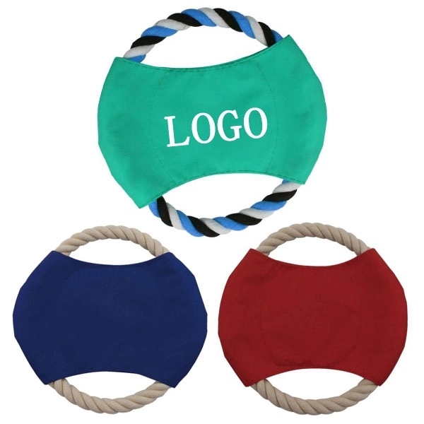 Custom Printed 7" Dog Rope Disc 3