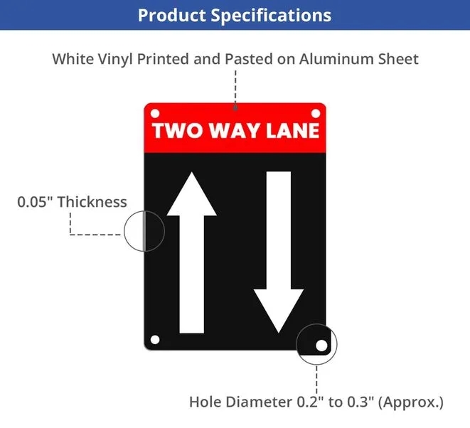 Street Signs (1ft x 1ft/SQFT) 5