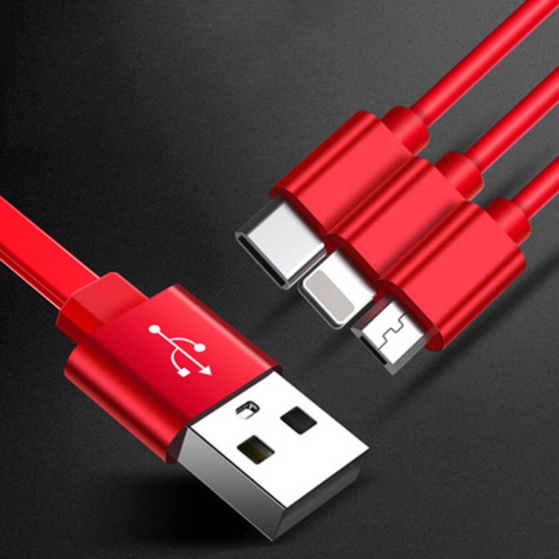 3-in-1 Retractable Fast Charging Cable 2