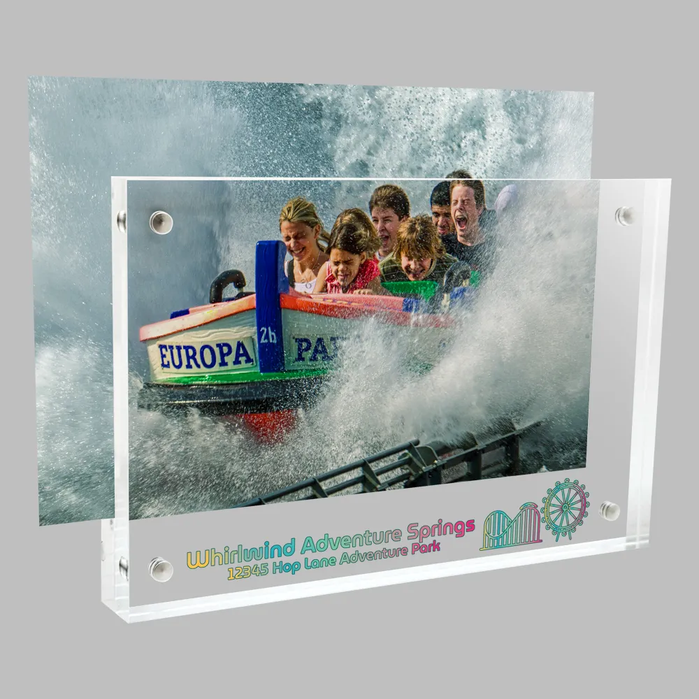 Custom UV color Acrylic Block Frames