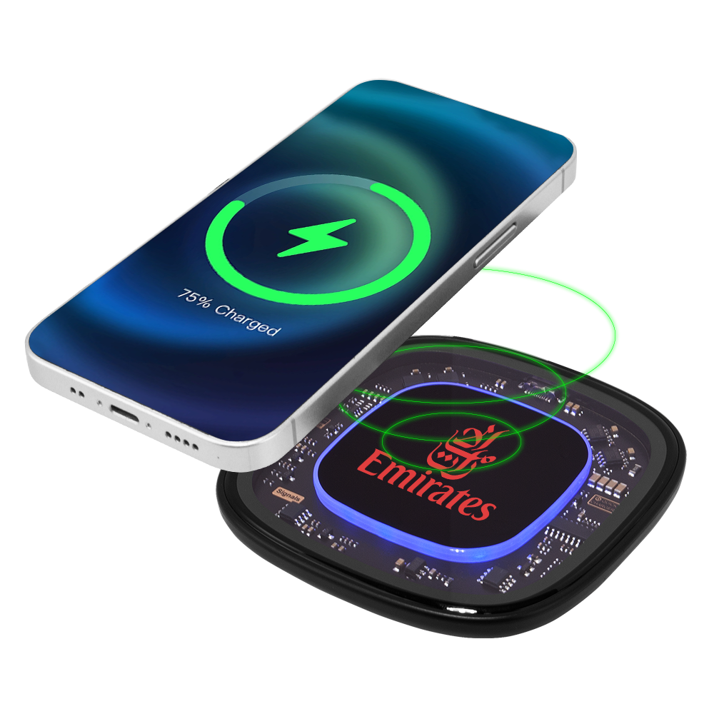 Springfield Clear Charger with Blue Halo LED Ring 3