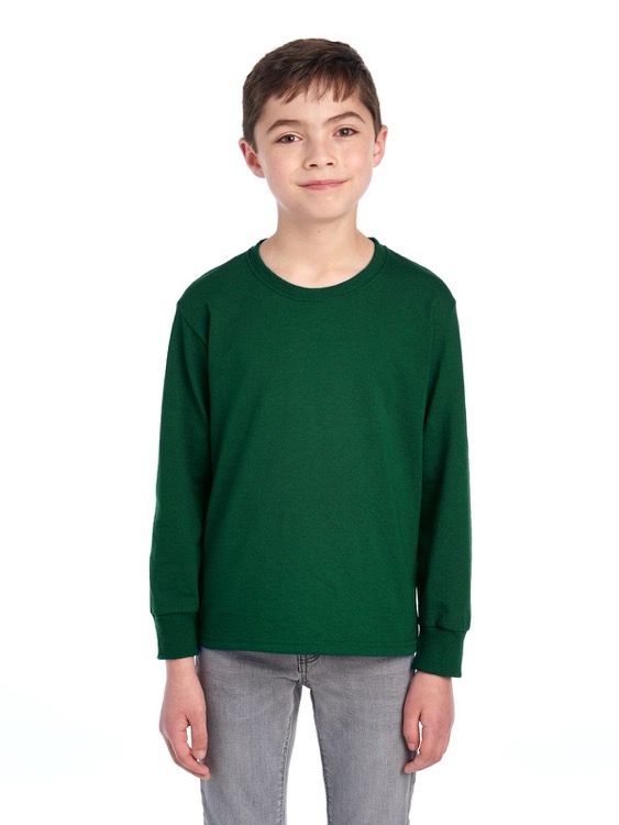 JERZEES DRI-POWER® Youth Long-Sleeve T-Shirt 4