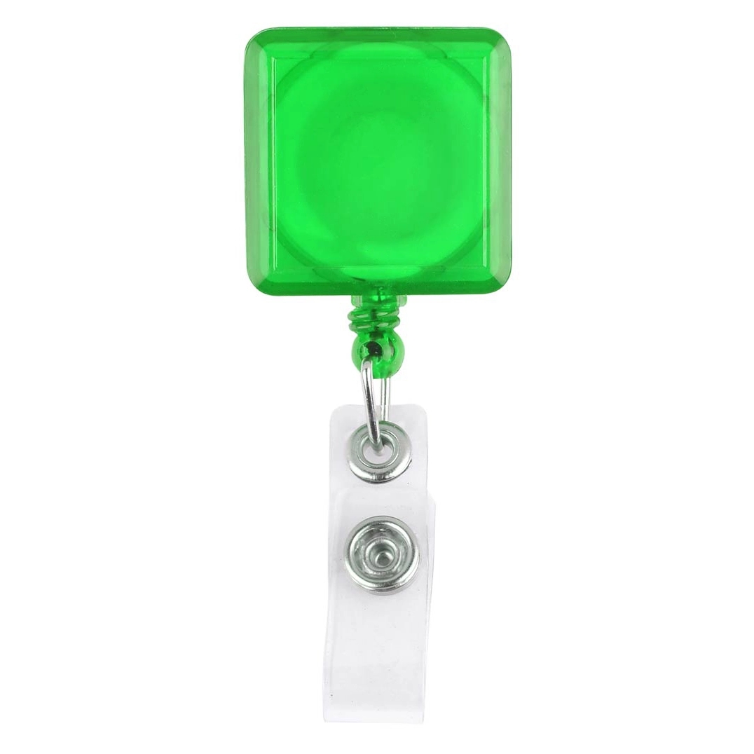 Square-Shaped Retractable Badge Holder 9