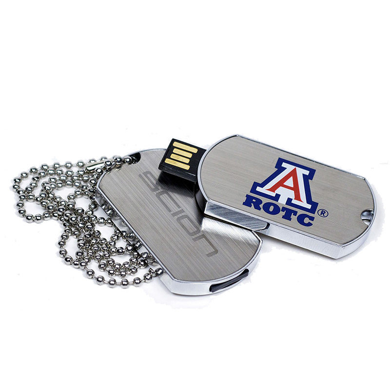 Push Pull USB Flash Drive with Key Chain 1
