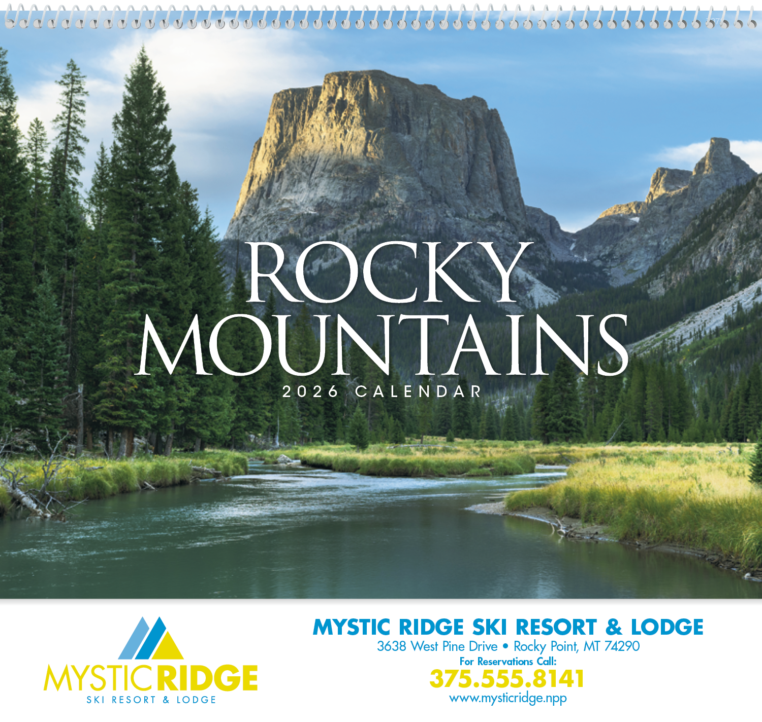 Good Value™ Rocky Mountains - Spiral Calendar 8