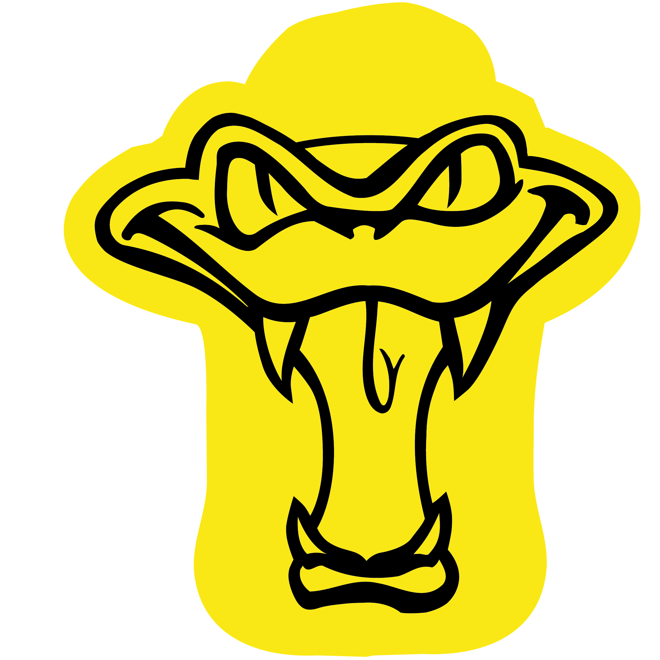 Snake Head Foam Mitt 12