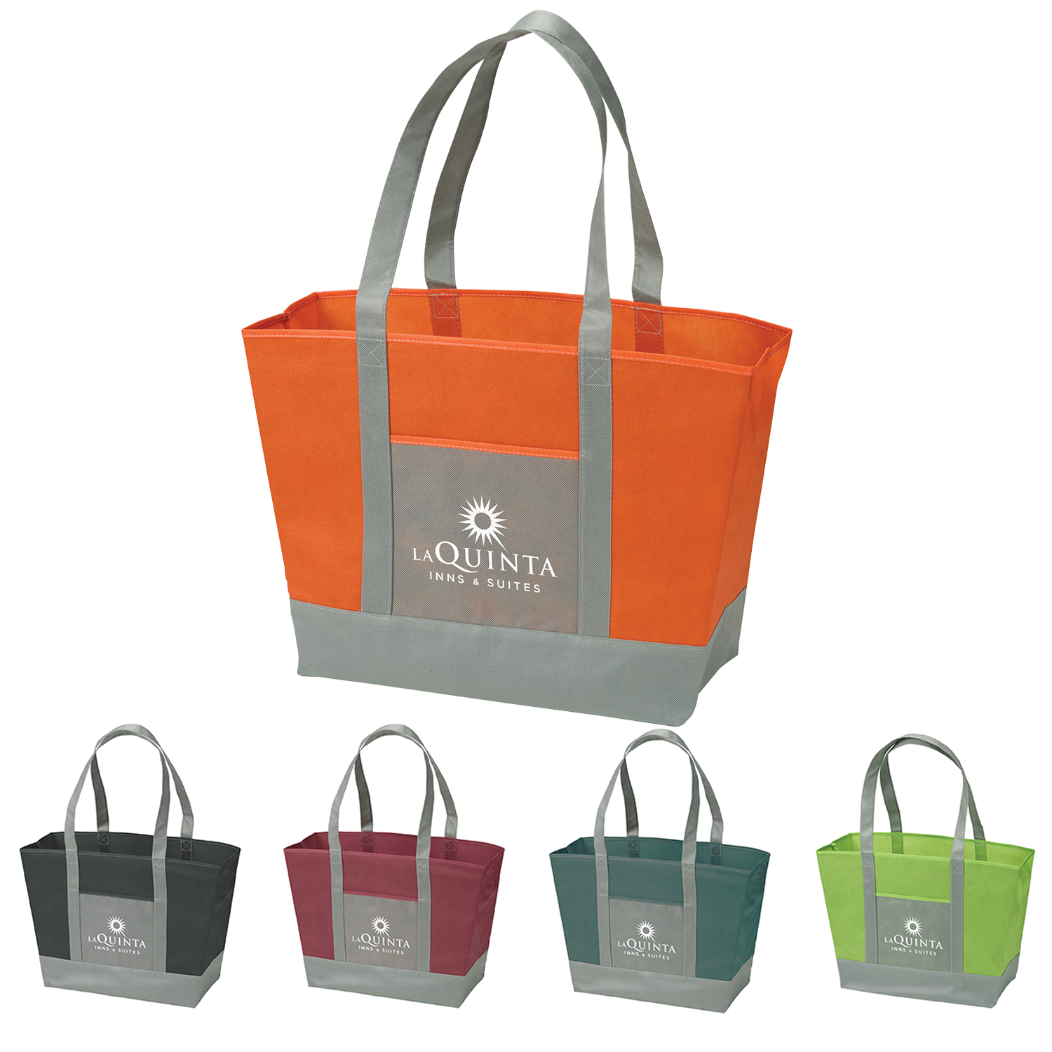 Two-tone Non-Woven Tote Bag 1