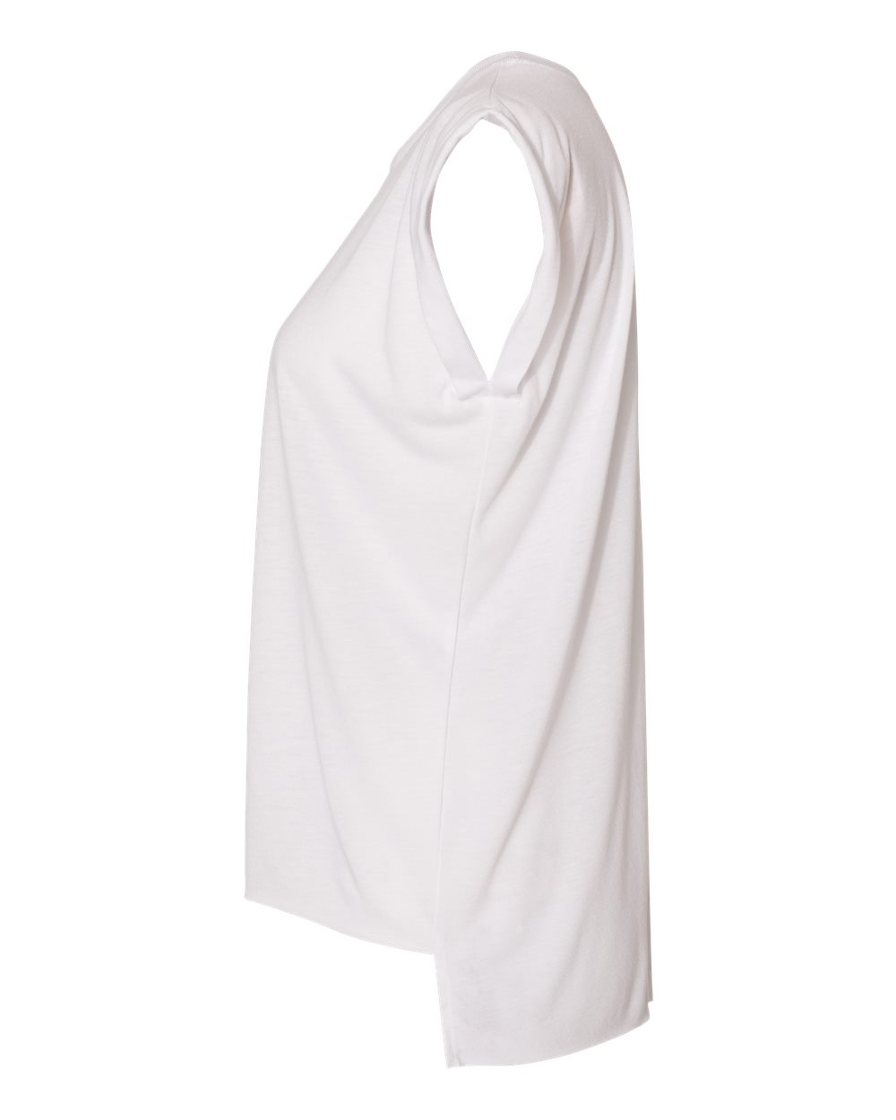 Women's Flowy Rolled Cuffs Muscle Tee - 8804 32