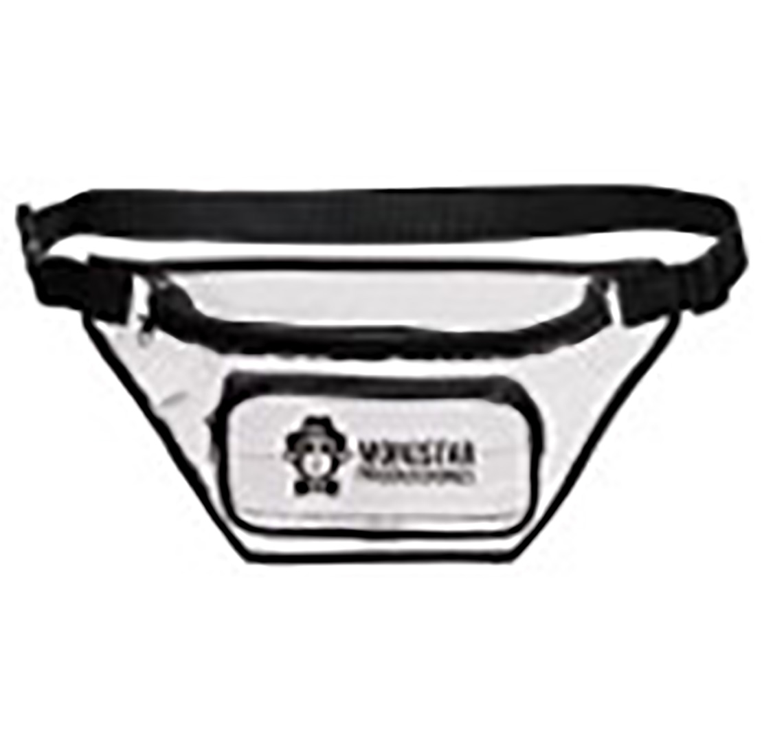 Clear 2-Zipper Fanny Pack 1