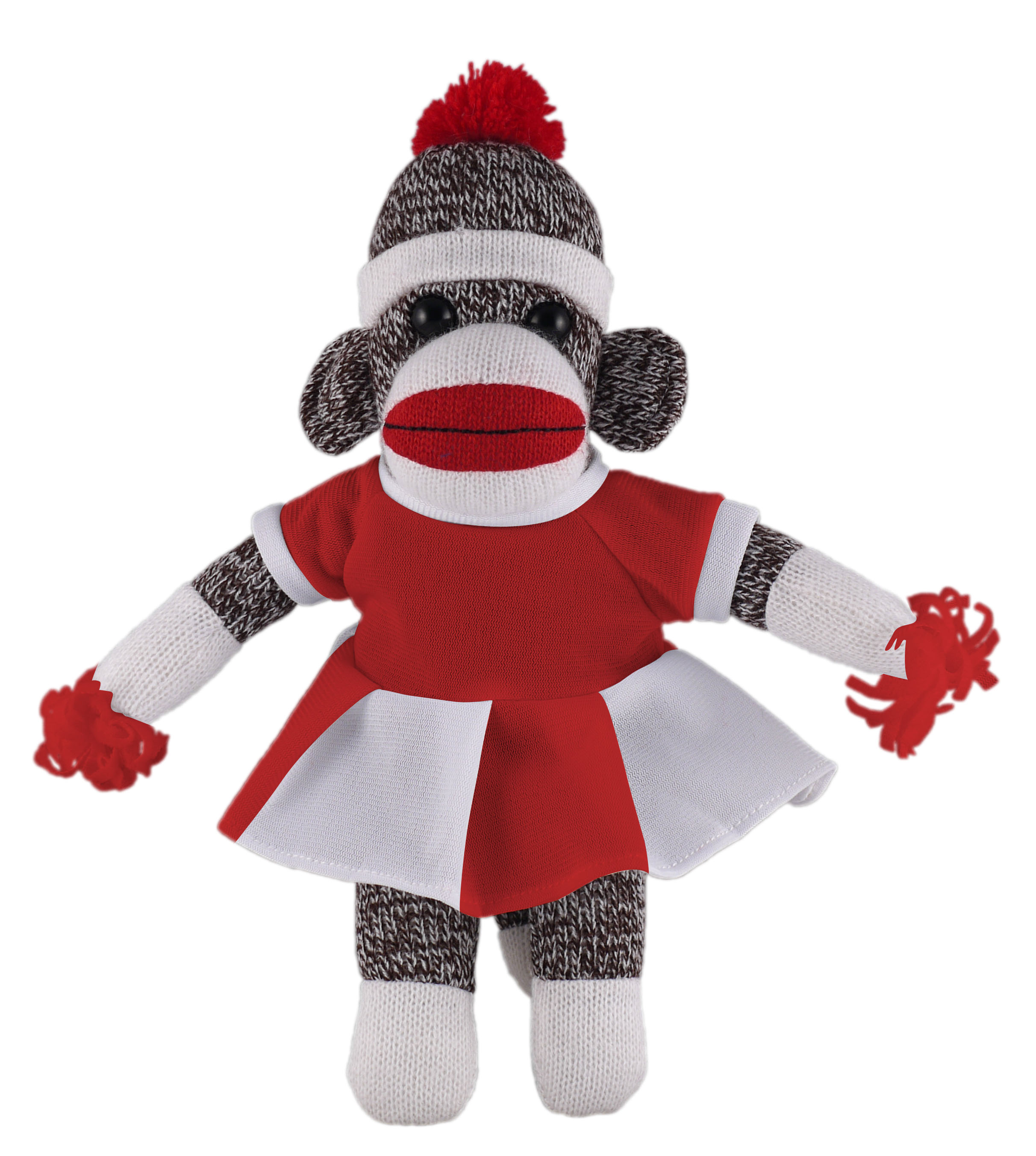 Orginal Sock Monkey (Plush) with Cheerleader Outfit 2