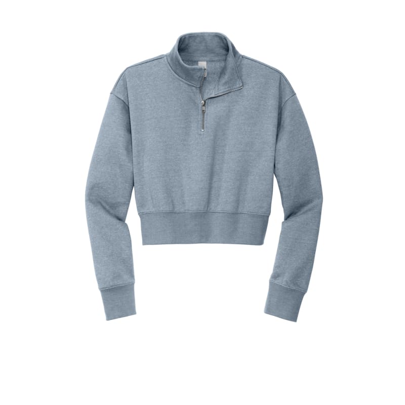 District Women's V.I.T. Fleece 1/2-Zip, custom hoodie or sweatshirt with logo imprint 3
