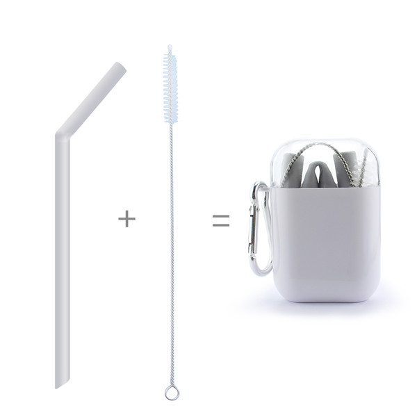 Reusable Silicone Collapsible Straws 4