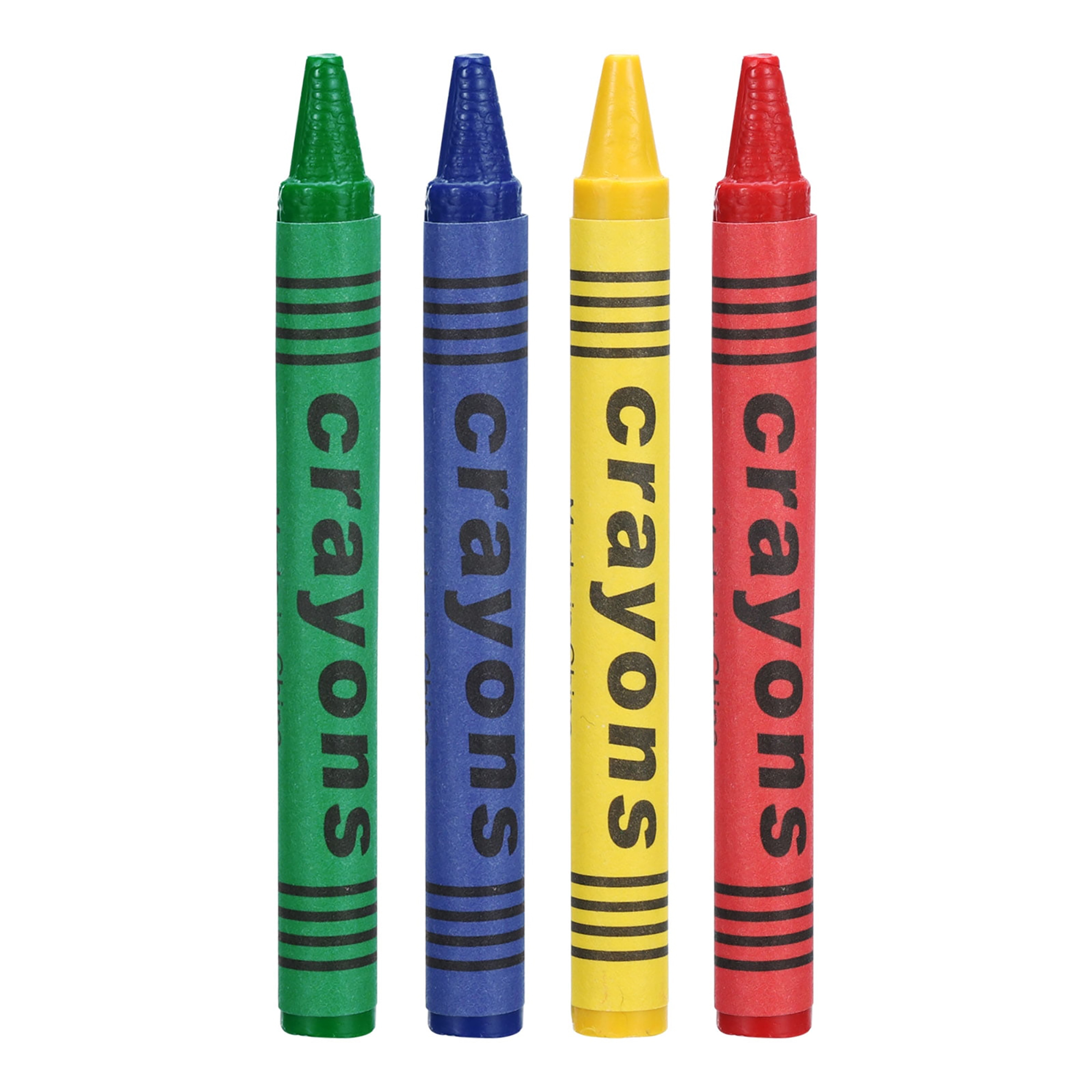 4-Color Non-Toxic Crayon Set for Safe and Fun Drawing 5