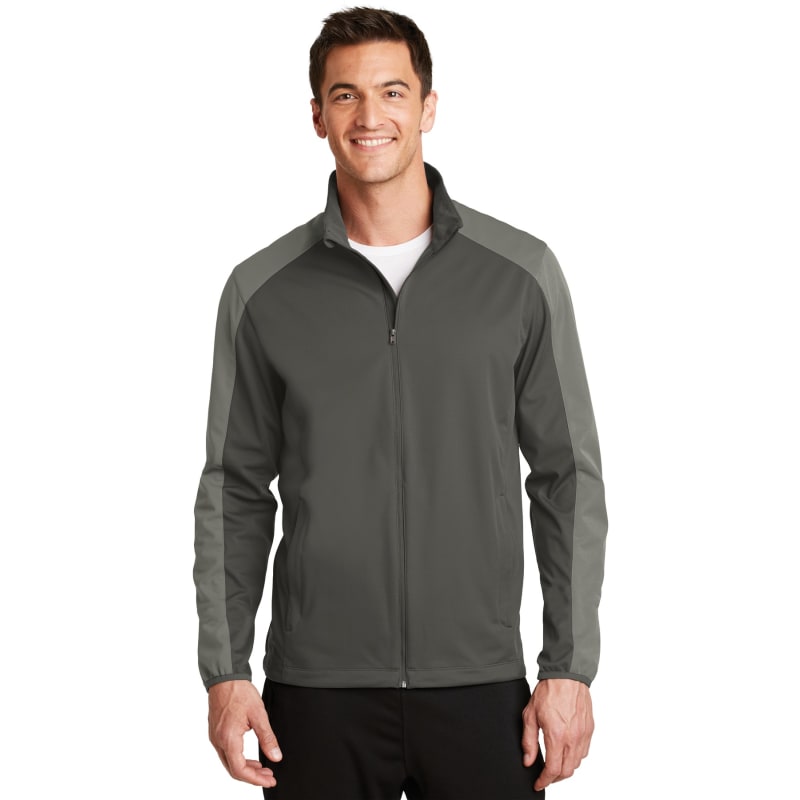 Port Authority Active Colorblock Soft Shell Jacket. 3