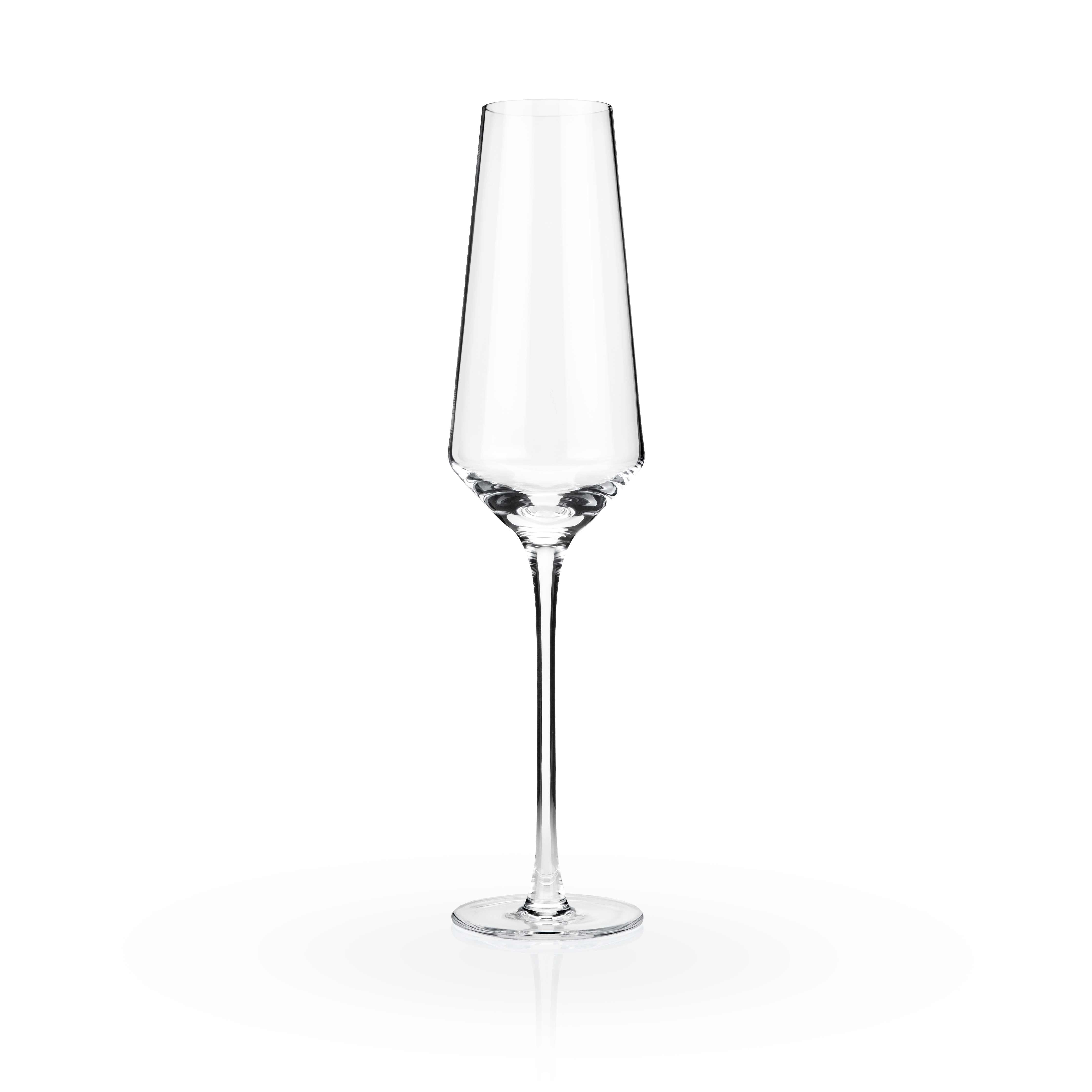 Viski® Raye Angled Crystal Champagne Flute, set of 2 7