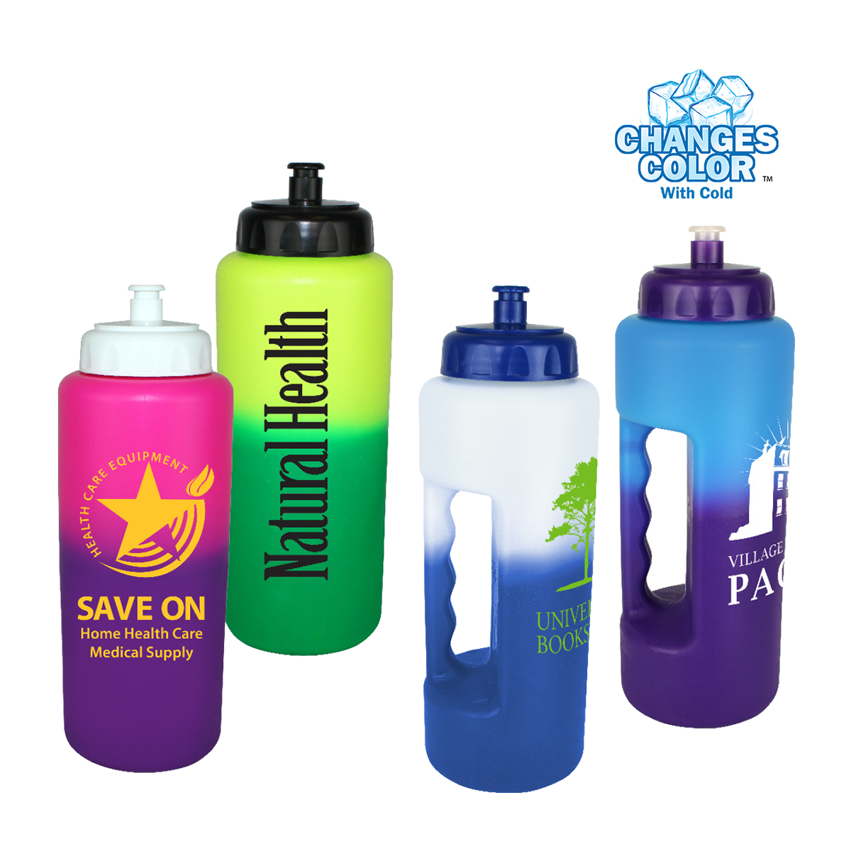 Mood™ 32 oz. Grip Bottle with Push 'n Pull Cap 2