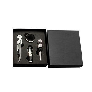 Wine Bottle Opener With Corkscrew And Pourer Multifunctional 3