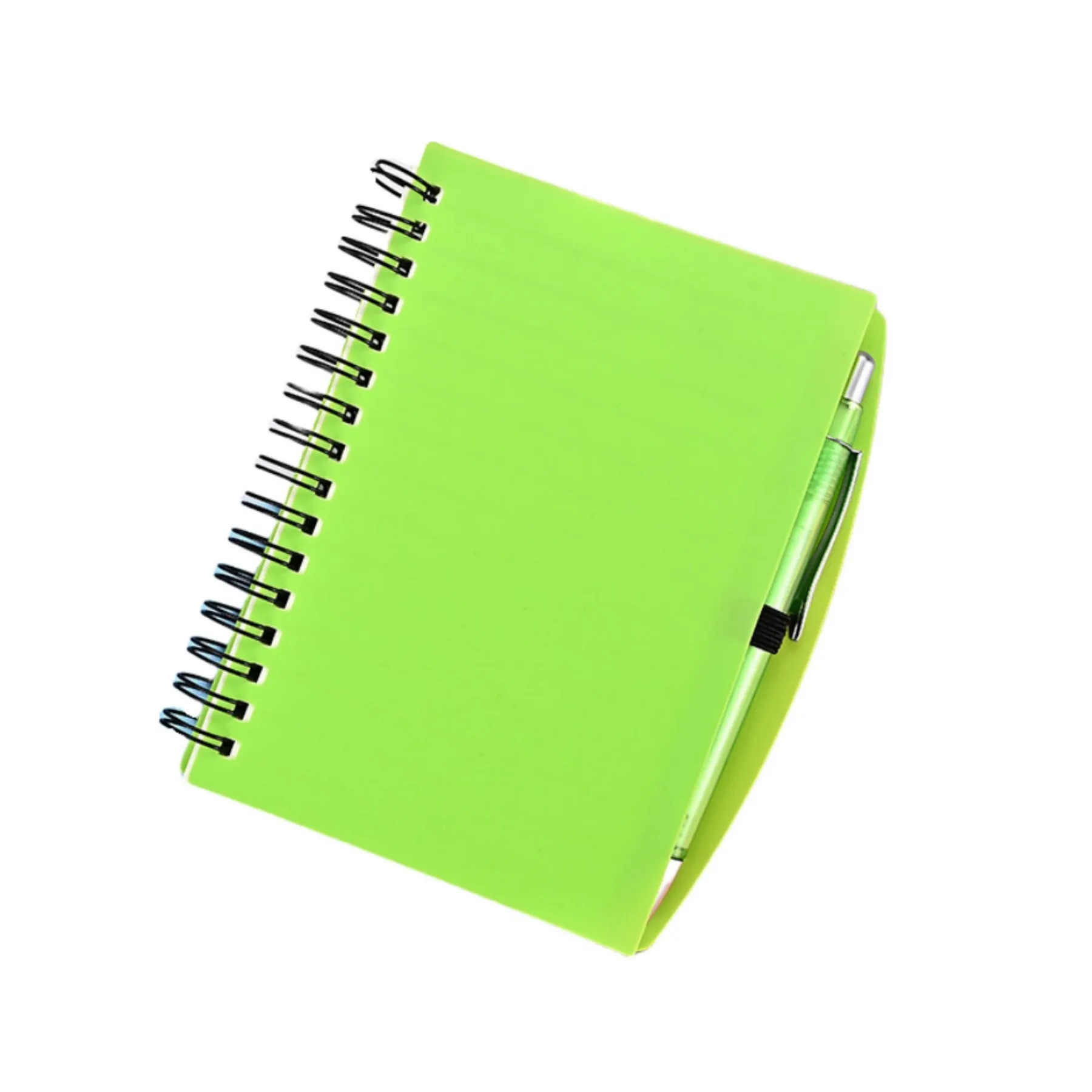 Pink Ribbon Spiral Notebook with Pen 2